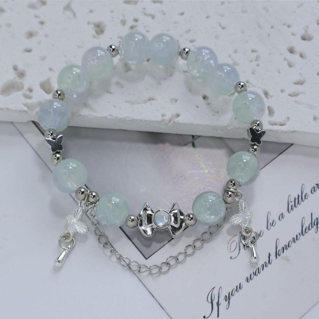Mori Style Mermaid Crystal Bracelet – Versatile Niche Design for Women, Ideal for Students and Best Friends