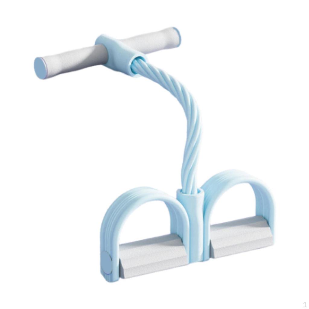 Ankle Pedal Resistance Band with Elastic Rope for Indoor Fitness