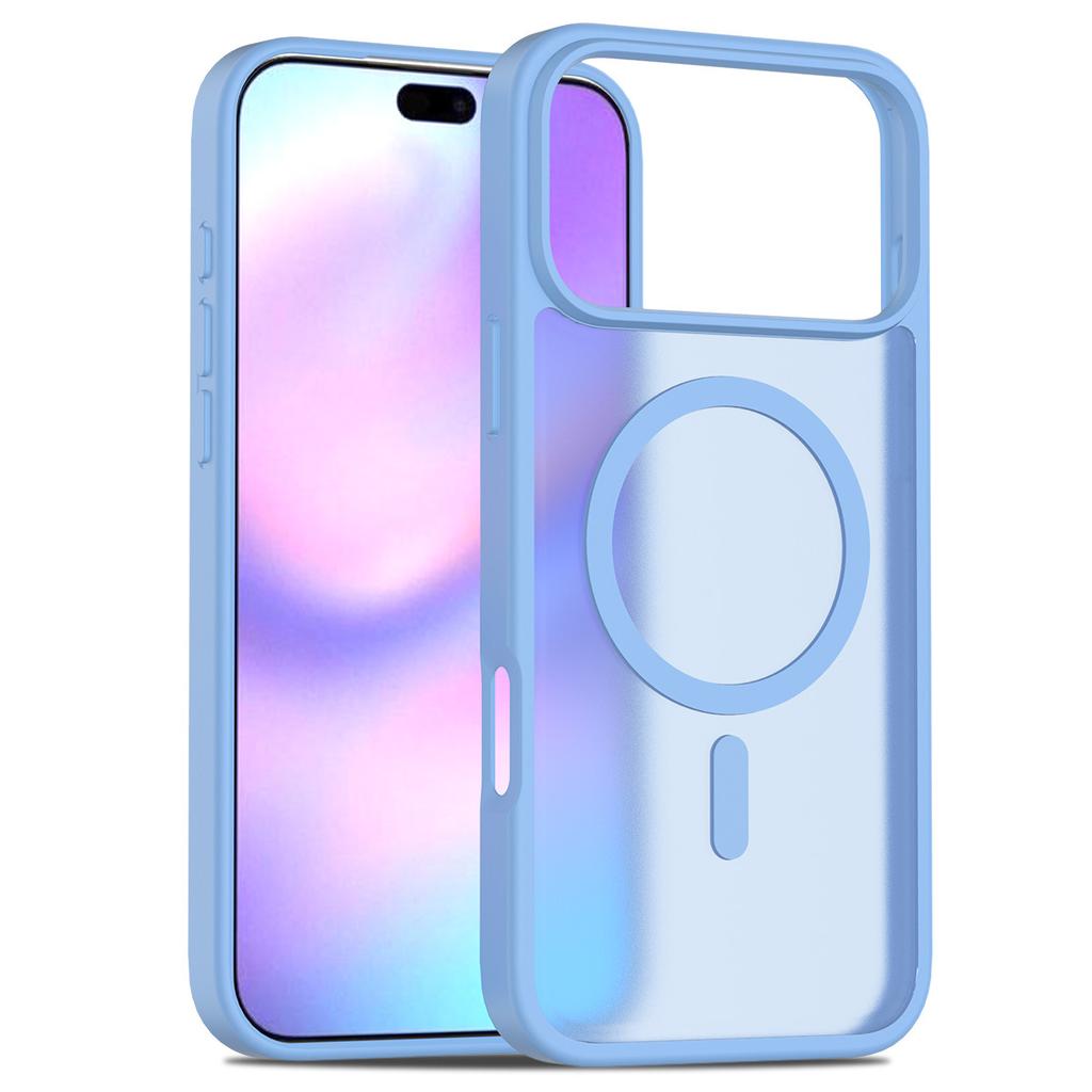 Magnetic Sandblasted Texture Dual-Function Case for iPhone 17 Drop-Proof Apple iPhone 16 Pro Max Protective Cover