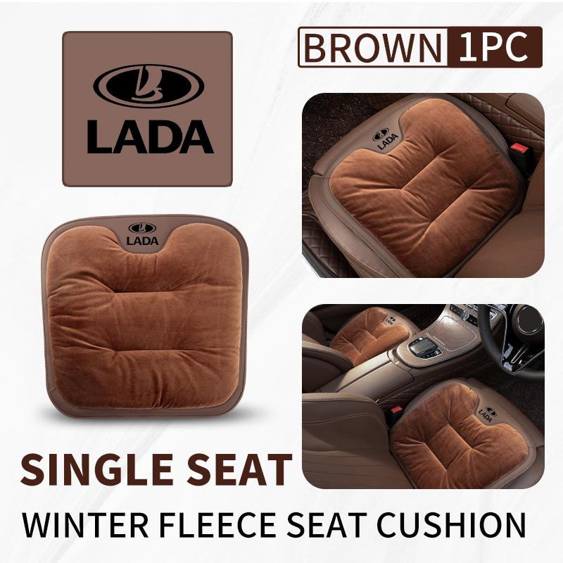 Car Velvet Cushion Anti Slip Pad Backrest Seat Cover Auto Interior Accessories For Lada Xray Granta Priora Sedan Sport Kalina SS15