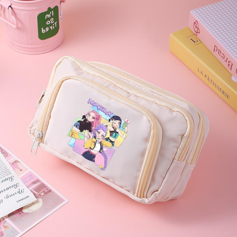 

Three-layer Large-capacity Window Opening Pencil Case, Stationery Box, High-value Stationery Bag, Pencil Case.