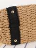 European and American Style Woven Beach Bag: Large Capacity, Casual, Versatile Women's Tote