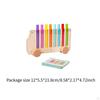 Wooden Bus Stick-insert Game Fine Motor Skills Gift Math Learning Toys Flexible Matching Puzzle