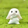 Cartoon Rabbit Carrot Miniature Fairy Garden Accessory Micro Landscape Cactus Decoration Handmade Craft Gift Ornaments