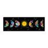 Poster Stampa Arte Murale Luna Dorata Creativa Pittura su Tela Fasi Lunari Immagini Solari Pianeta per Decorazione Camera Bambini Cuadros