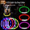 Rechargeable Luminous Dog Collar: Anti-Lost Night Light for Small, Medium & Large Dogs