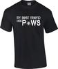 Funny My Best Friend Has Paws Dog Cat Animal Lover Novelty T-Shirt
