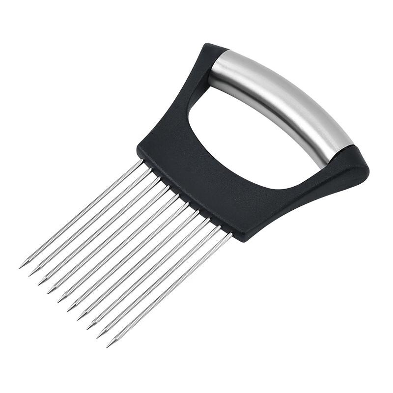 Stainless Steel Onion Holder & Slicer Aid
