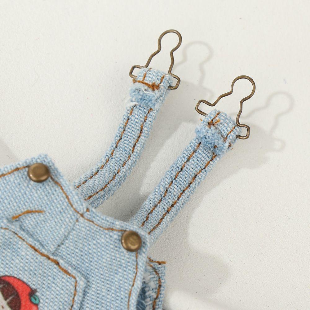 1/12 Dolls Casual Wears Casual Pants Fashion Jeans Overalls T-shirt Clothes Accessories