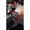 POEDAGAR Orologio da Polso da Uomo di Lusso Cronografo Sportivo Cinturino in Silicone Orologi Impermeabile Luminoso Data Orologio al Quarzo Moda