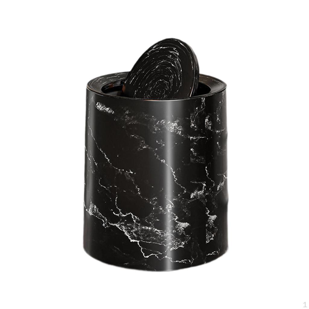 Holz-Mülleimer mit Deckel für Badezimmer, Küche, Waschküche, Büro und Toilette.