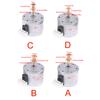 New EG530SD-3F DC5-12V 3-Speed 33/45/78 Metal Turntables Motor 25 MM Mounting Holes Sleeve Motor For Turntable Record Player