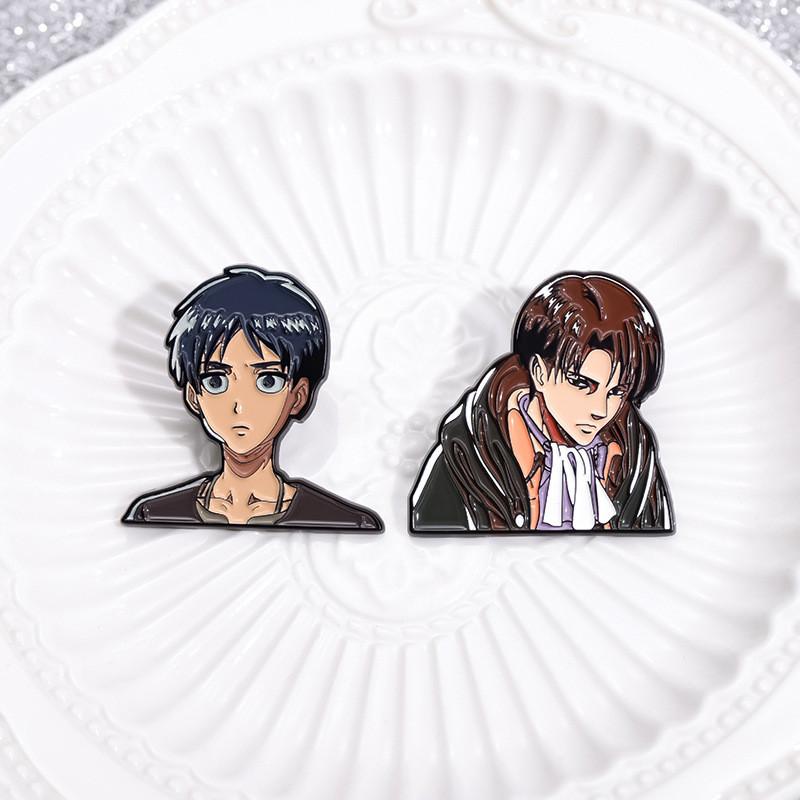 Anime Trendy Twoinone Character Pin Brooch Fashionable Accessory For All Fans