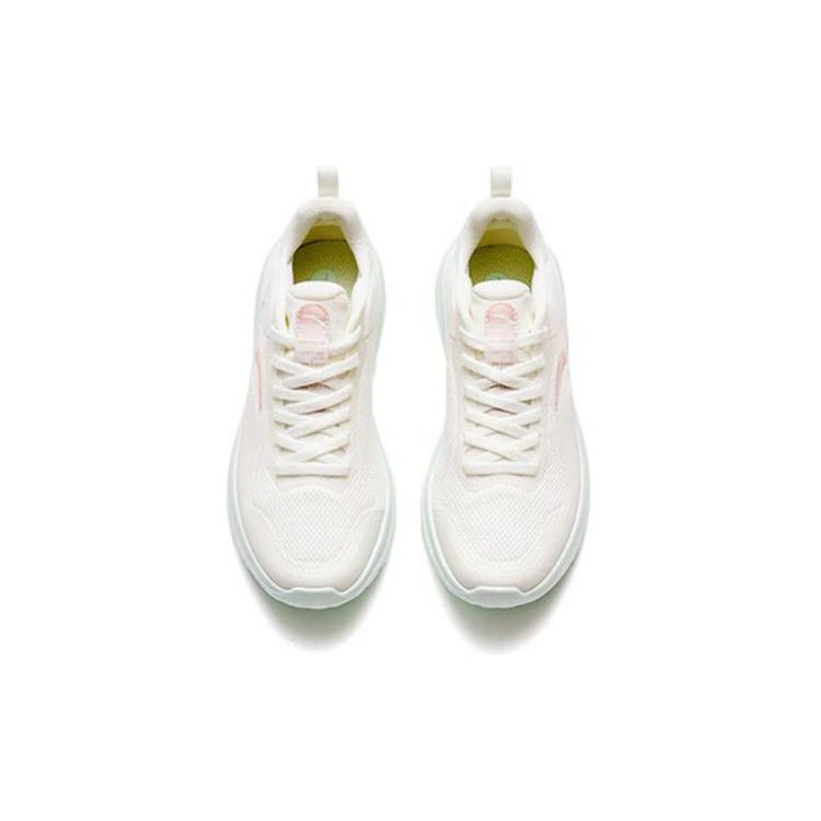 Anta Round Toe Lace-Up Low-Top Casual Shoes Women Sneakers Light-Pink 122337793-2