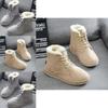 Cozy And Stylish Women's Faux Suede Fur Lined Winter Ankle Snow Boots