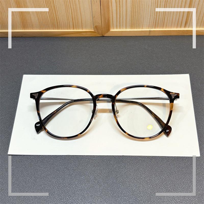 

Computer Myopia Glasses Frame Women Men Anti Blue Light Round Eyewear Blocking Glasses Optical Spectacle Eyeglass 0 degree
