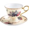 Exquisite Bone China Coffee Cup and Saucer Set