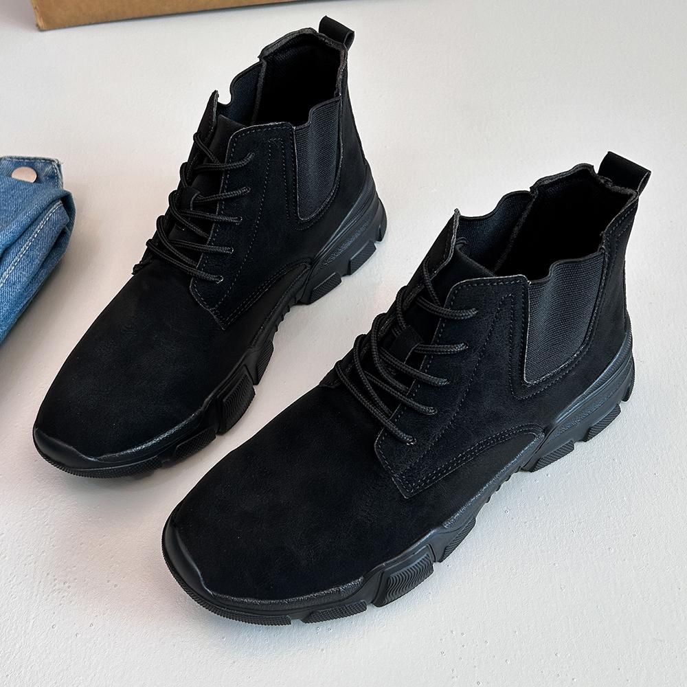 

Высококачественные женские повседневные ботинки Водонепроницаемые осенне-зимние джинсовые ботинки Уличные черные ботинки на платформе Спортивная обувь Мужские для походов 36 чёрный