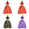 Enchanting Five-star Halloween Cape And Hat Set For Noble Children And Adults