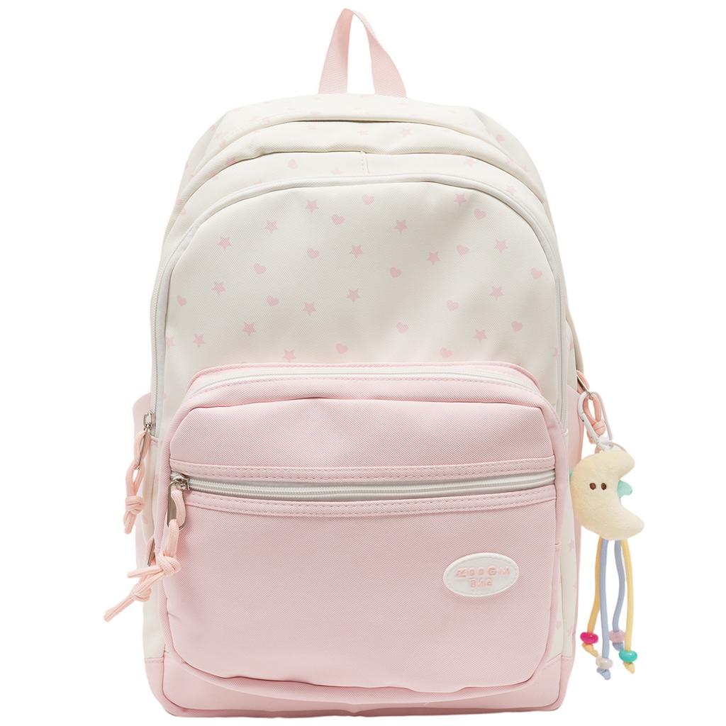 New Japanese Small Fresh Casual Junior High School Student Schoolbag Simple Versatile Backpack Ins Lightweight Backpack