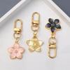 Elegant Flower Bag Charm Delicate Key Hanging Ornament Suitable for Trendy Youthful Women and Fashion Style Enthusiasts