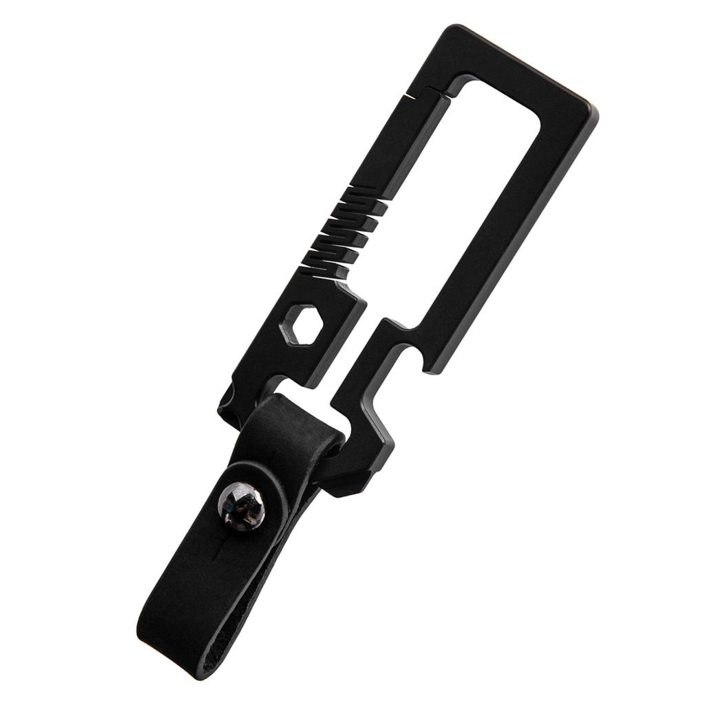 Titaniums Alloy Key Holder with Bottle Opener Screwdriver Waist Hanging Keychain Buckles Outdoor Keychain Accessories