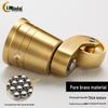 Brass Caster Wheels with Silent Bearings for Furniture and Pianos - Heavy-Duty Swivel Design