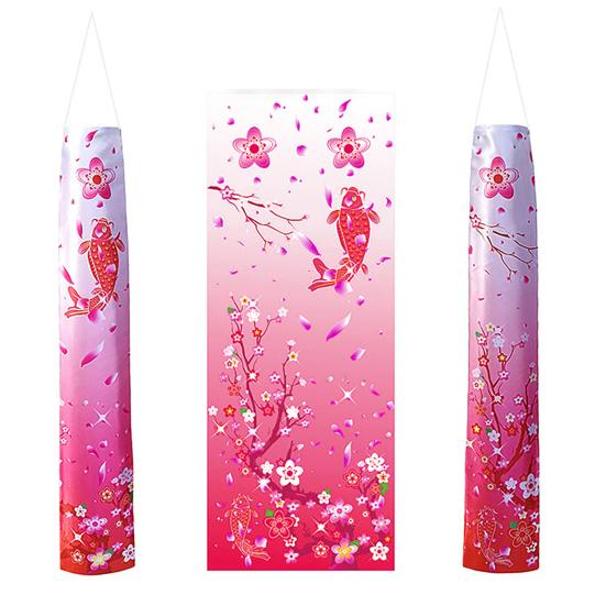 Hanging Ornament Good Delicate Texture Fabric Hanging Decoration Fish Windsock Banners Hanging Flag Streamer Windsock Flag for Restaurant