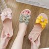 Fashion Flat Woman Slippers Bathroom Sandals Small Size On Offer Shoe Wholesale Summer 2025 Shoes for Women Korea Style Slides Promotion
