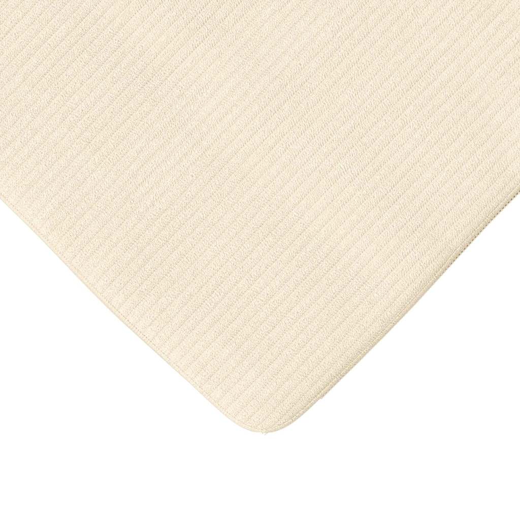 Seat Cushion 4 Pcs Cream 40 X 40 X 3 Cm Corduroy Fabric