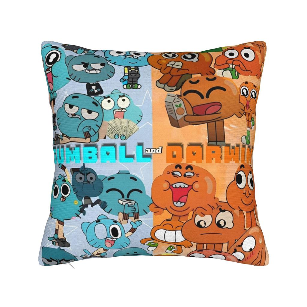 The Amazing World Of Gumballs  Pillowcases Stuff Soft Cushion Cover Gift  Pillow Case Cover Home Multiple Sizes