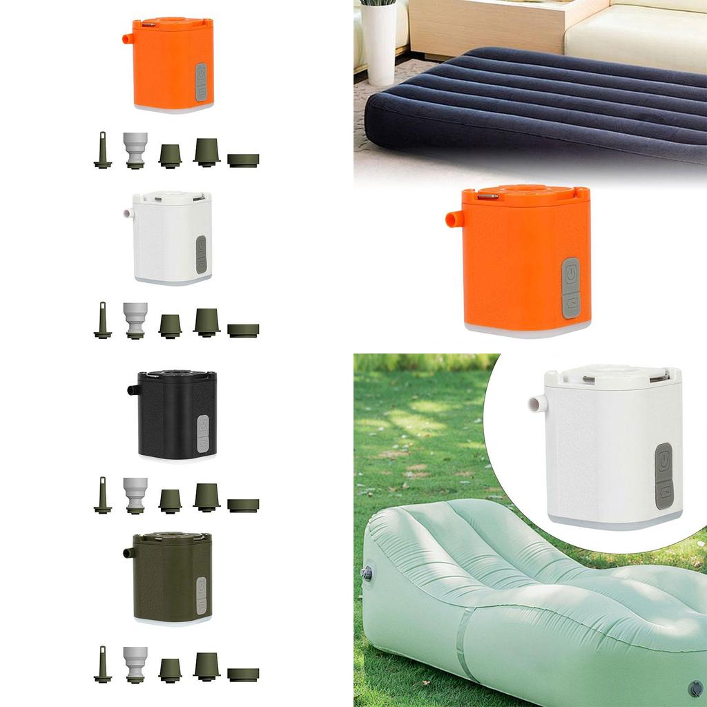 Electric Air Pump for Inflatables with Light Type C Port for Sleeping Pads