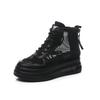 High-top Little White Shoes Women's Shoes New Breathable Mesh Shoes Versatile Thick-soled Muffin Sports Little White Shoes Women