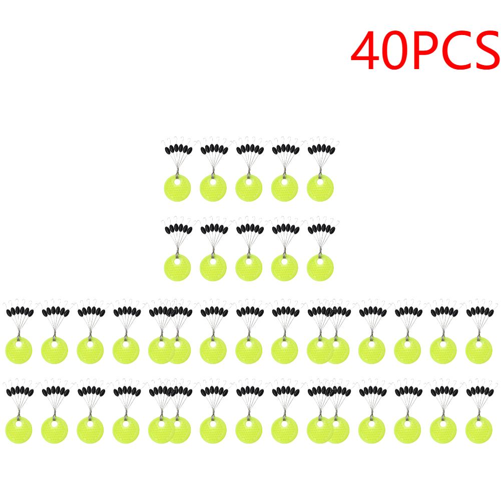 10-60PCS/Group Rubber Space Beans Stopper Oval/Long Column Shaped Fishing Line Space Beans Vertical Beans Fish Bobber Tools