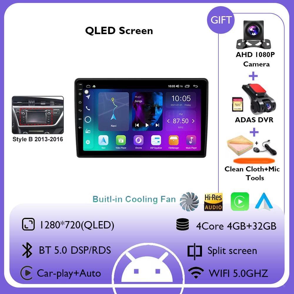 Android 14 Car Radio For Toyota Auris 2014 2015 2016 2017 2018 GPS Wireless Carplay Auto Intelligent Systems Smart Autoradio