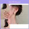 Elegant And Stylish Alloy Camellia Tassel Earrings Long And Slim Ear Thread Women's Fashion Accessories