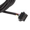 Electric Bicycle Display Panel ABS 5V LCD High Definition Multifunction Bike Display Panel with SM Connector for Bicycle Modification