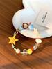 Unique Handcrafted Turquoise Alloy Bracelet Delightful Cute Style Women For