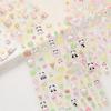 5D Luminous Cartoon Nail Stickers: Cute, Waterproof, 3D Embossed Decals for Kids' Nail Art