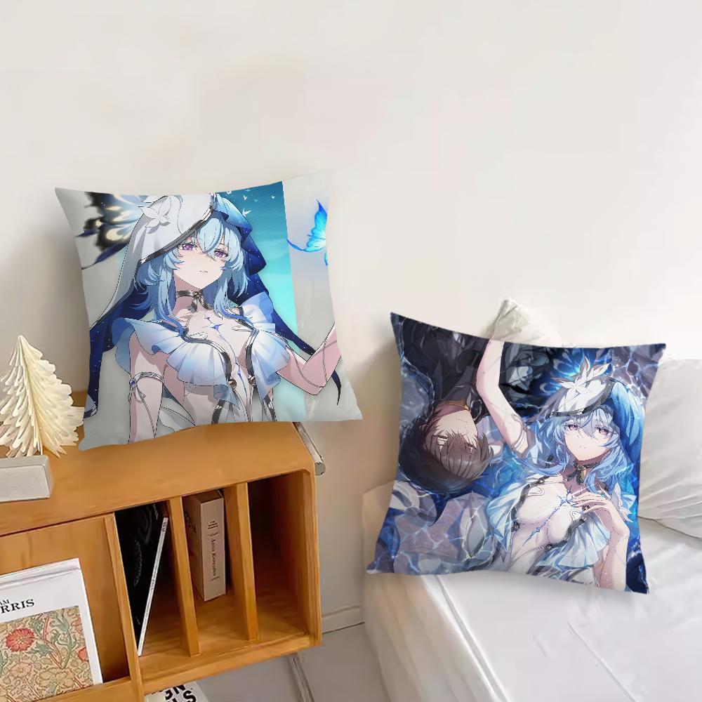 Heißes Spiel Wuthering Waves Der Uferwächter Kissenbezug Sofa Wohnzimmer Schlafzimmer Kopfteil Rückenlehnenkissen Quadratisches Kissen Nickerchenzeit