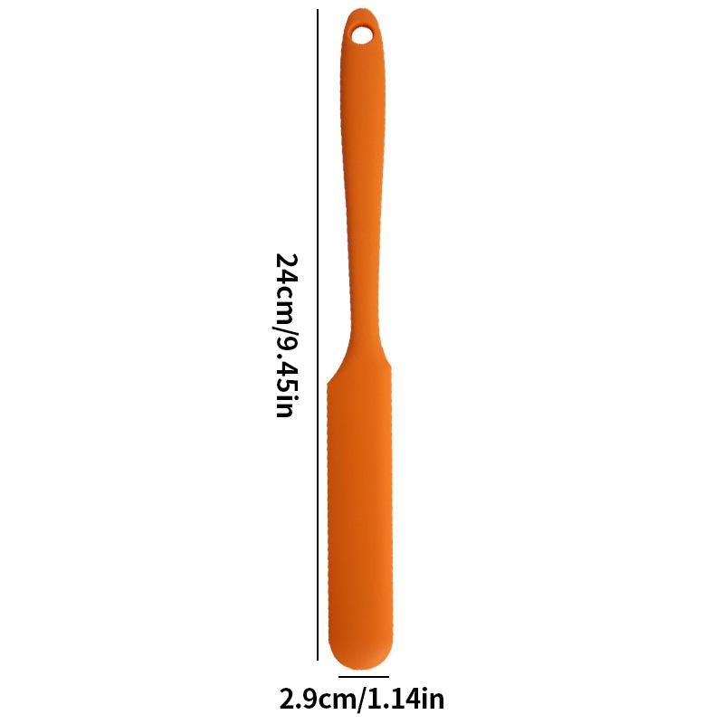 1 piece - Heat resistant silicone spatula, long handle cake cream mixer, baking dough scraper, candy tool, kitchen accessories
