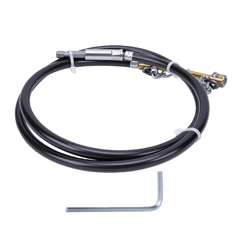 Sewer Descaling Chain 1 Meter Adjustable Cable Sewer Dredge for 50 75mm Shower Sink Drain