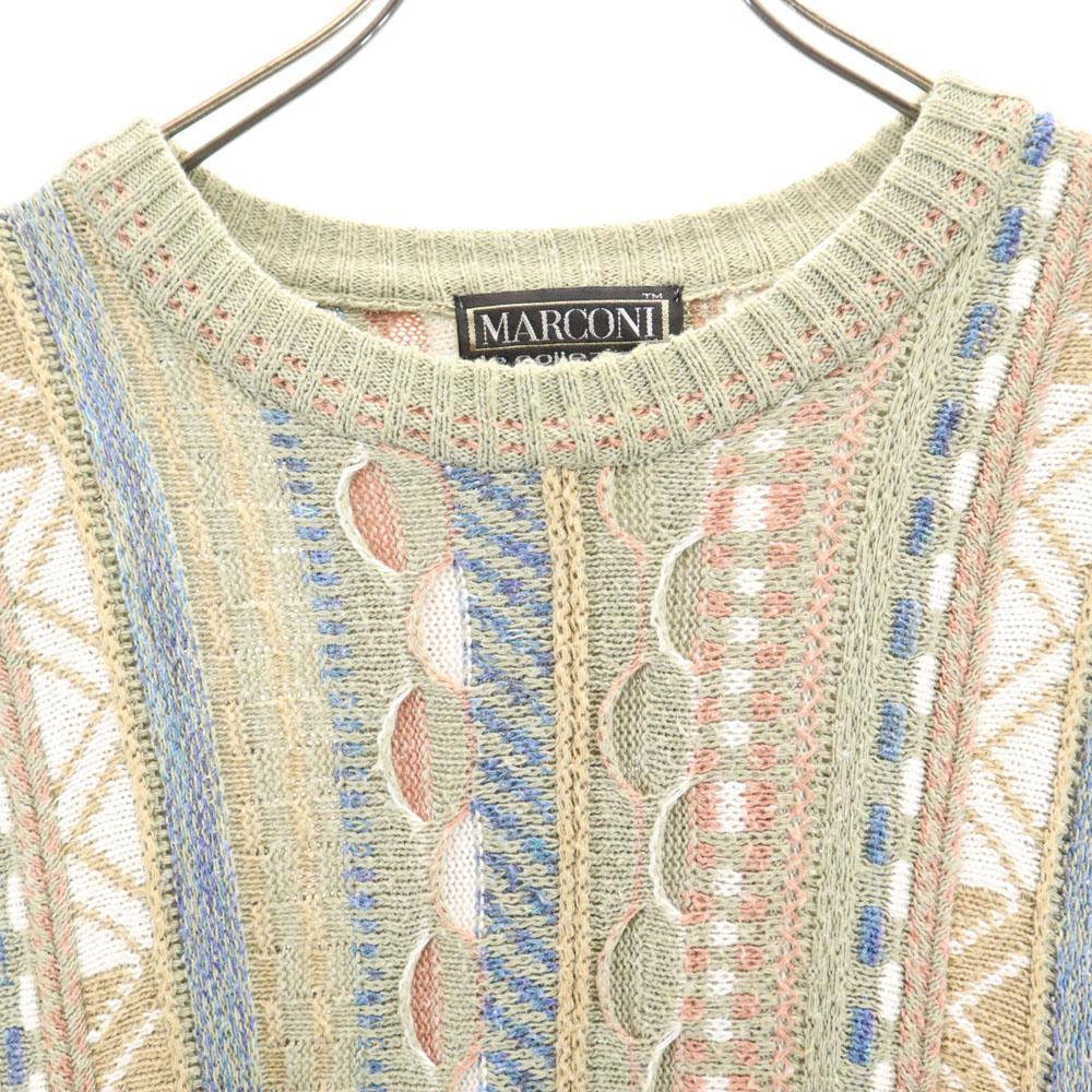 MARCONI 90s Made In Bulgaria Old Overall Handle Long Sleeve Sweater Men's Used