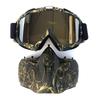 Lightweight High-strength Winter Snow Sports Ski Snowboard Snowmobile Face Mask Shield Goggles Glasses