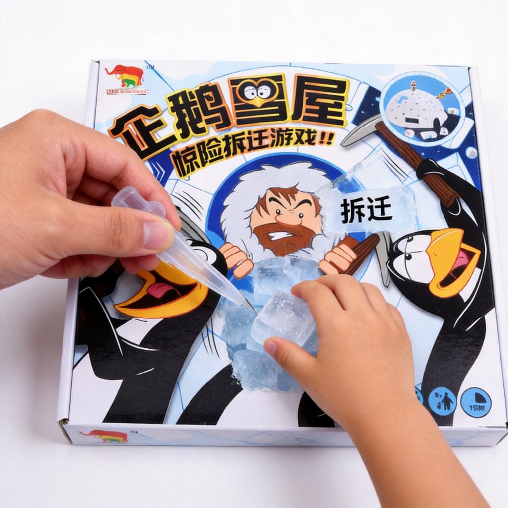 Penguin Snow House Ice Block Puzzle For Kids Indoor Play Area