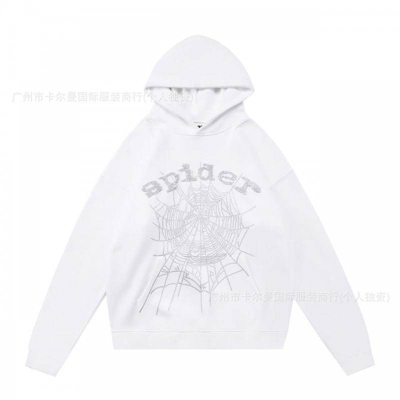 Sp5der Streetwear Hoodie Couples Unisex Oversized Cotton Pullover Sweatshirt Winter Casual Hip Hop
