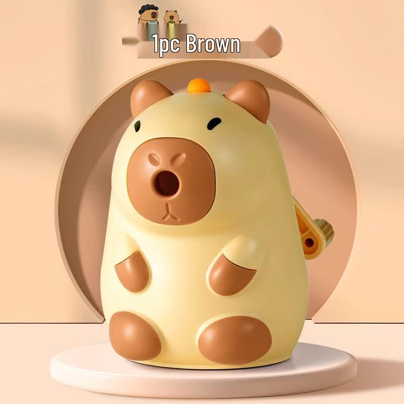Capybara Manual Pencil Sharpener коричневый