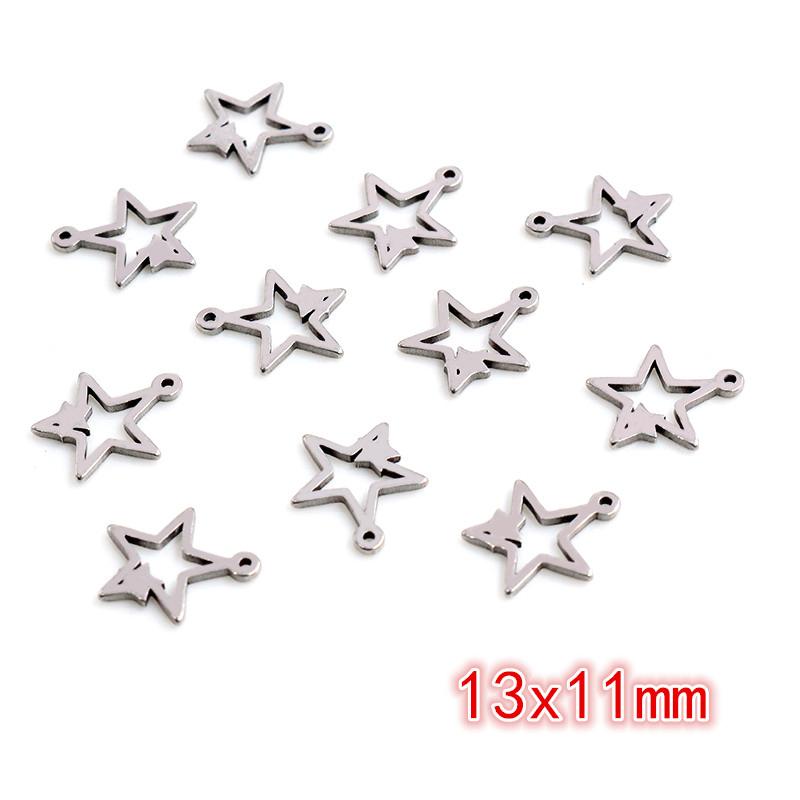 30pcs/lot No Fade Charms 316 Stainless Steel Butterfly tree heart Charms handmade Craft pendant Jewelry Making,DIY for necklace