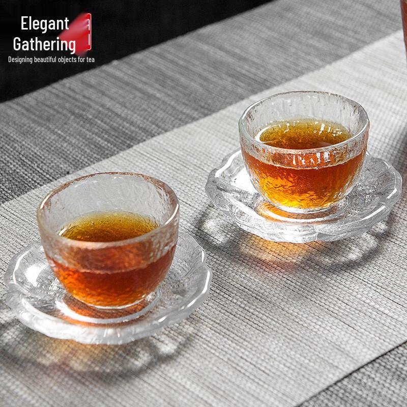 Yaji Handmade Hammered Glass Kung Fu Teacups