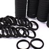 High-Elasticity Hair Tie for Women - Thick, Durable Black Ponytail Holder